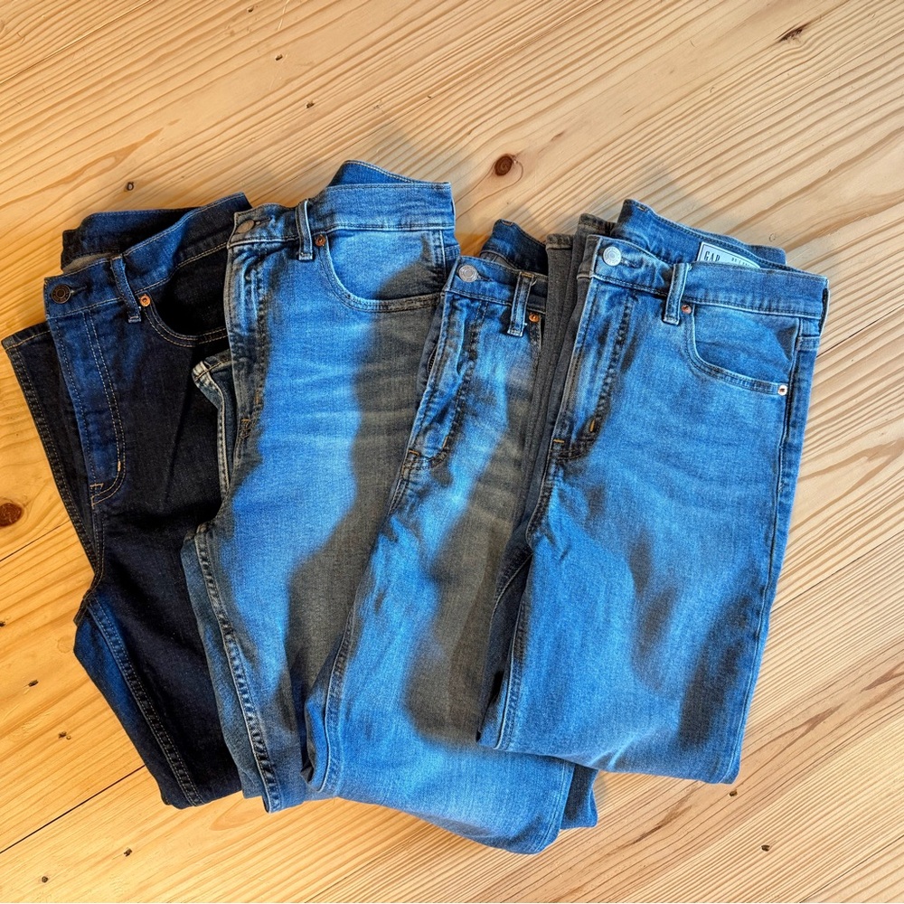 Gap High Rise Vintage Slim Jeans Lot